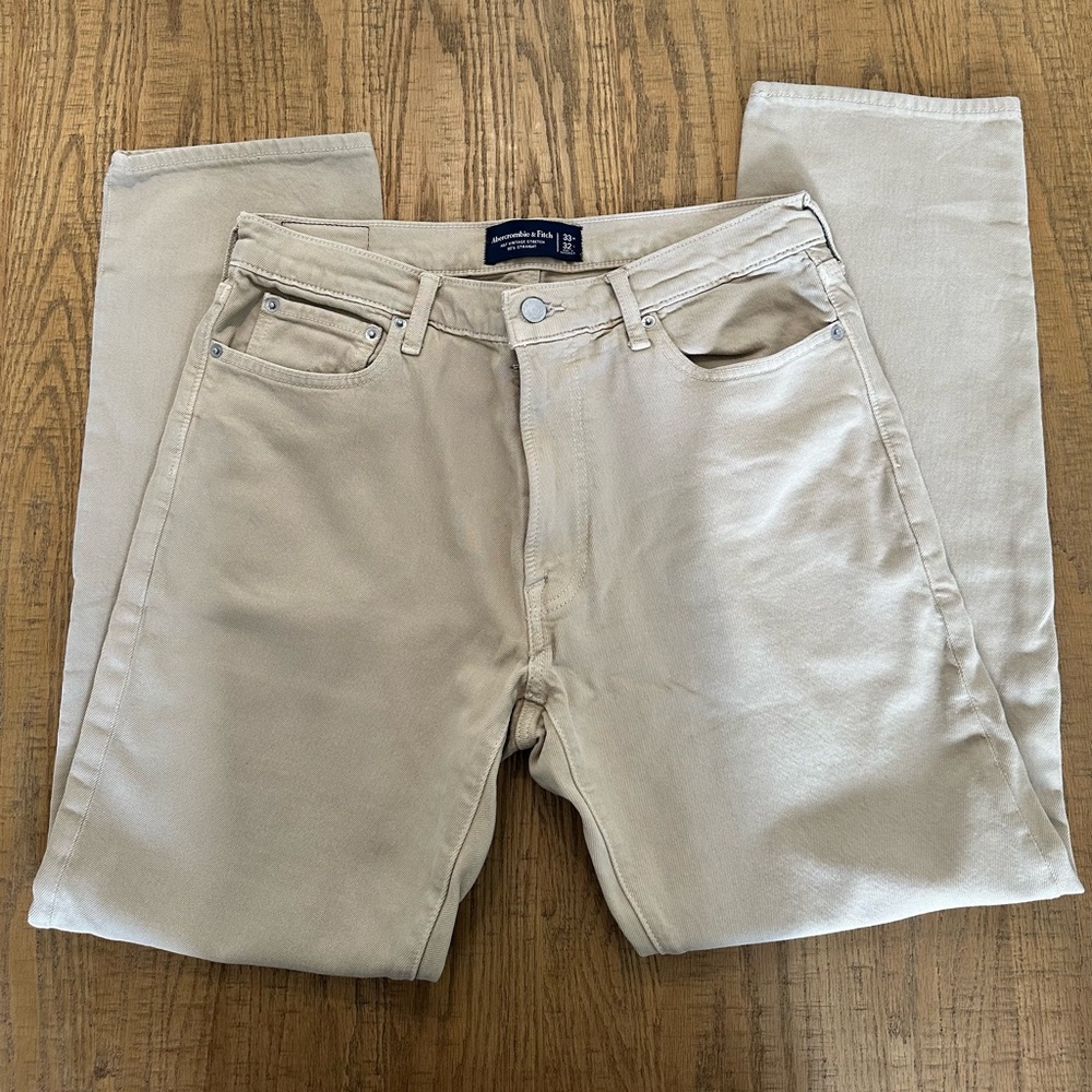 Abercrombie & Fitch Tan Sweatpants